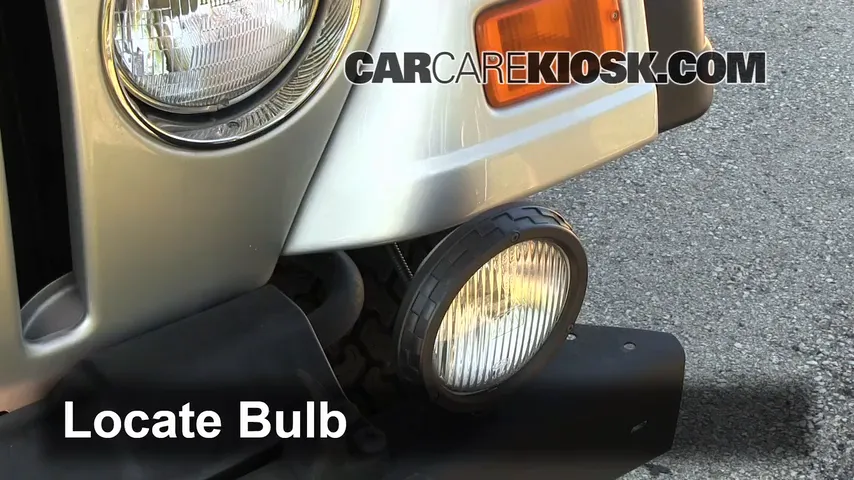2004 Jeep Wrangler Rubicon 4.0L 6 Cyl. Lights Fog Light (replace bulb)